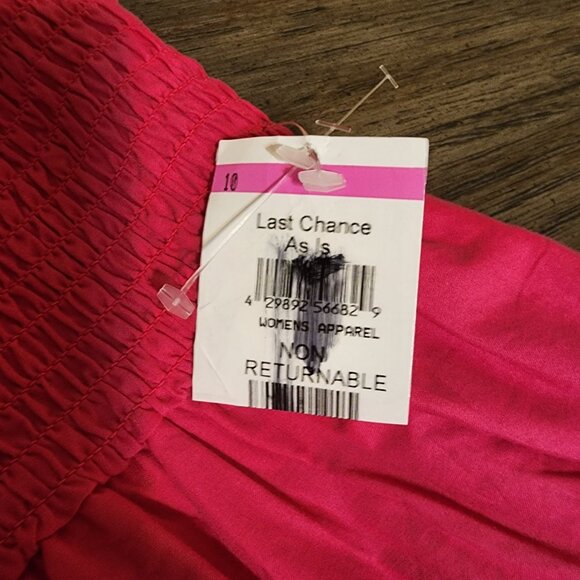 HT 360 Collective Layered Mini Skirt NWT Pink Large - Picture 4 of 8